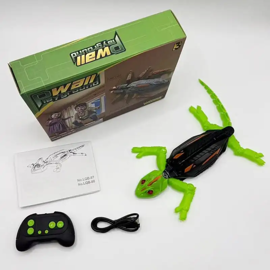 GROMVIX™ Wall Climbing Lizard Robot Toy, Remote Control Gecko That Climbs Glass & Smooth Walls