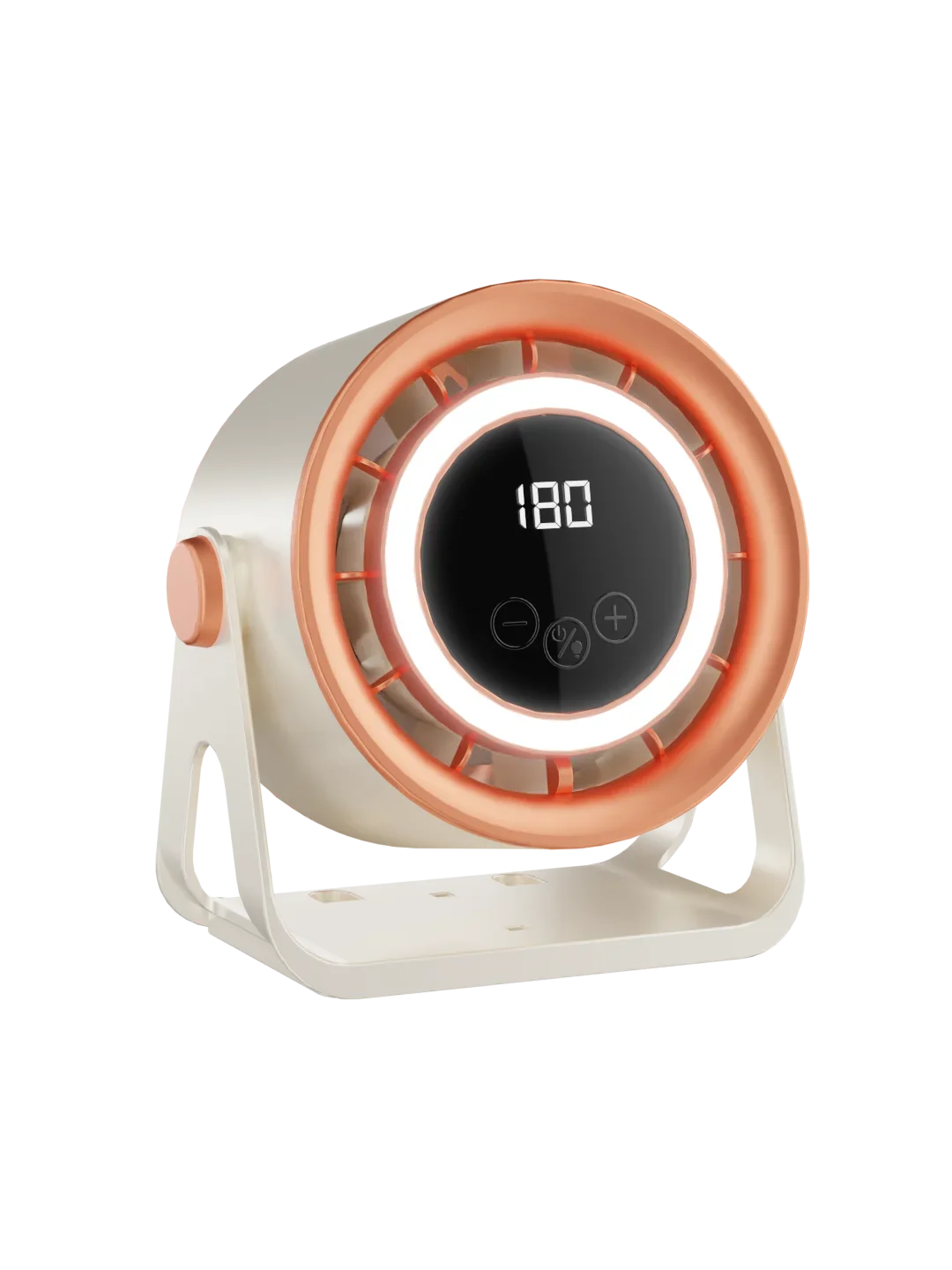 Gromvix Portable Silent Desktop Digital Display High-speed Circulating Cooling Fan